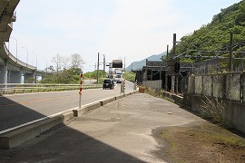 ⑫風波信号場付近